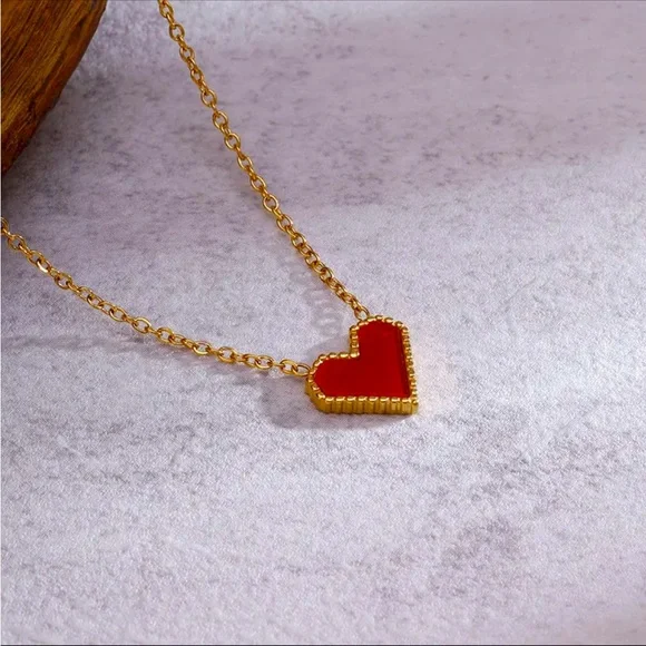 ❤️Red Heart Necklace - Picture 3 of 5